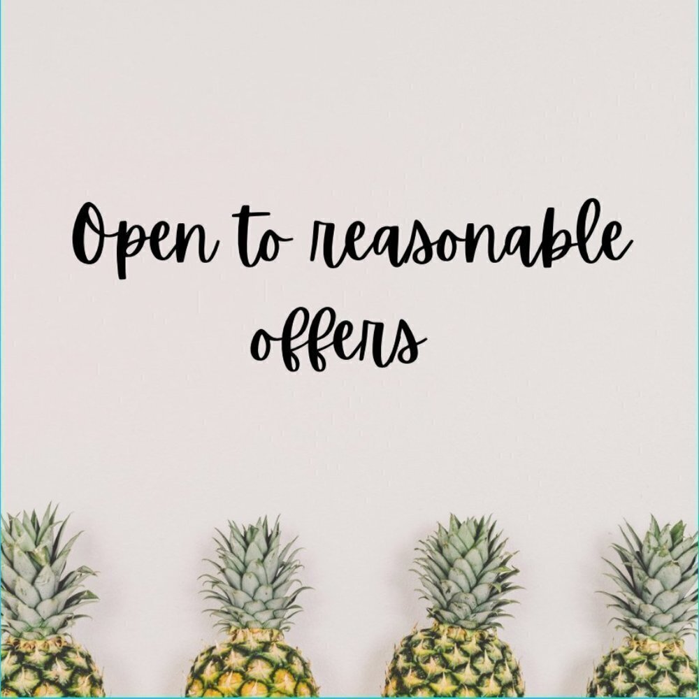 Will accept reasonable offers!